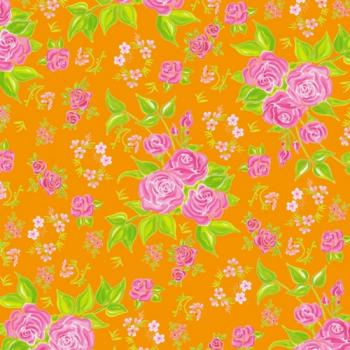 Little Spring Roses orange - Servietten 33x33 cm