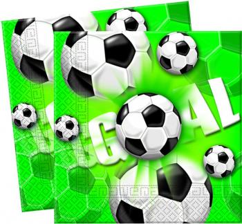 Football Green - Servietten 33x33 cm