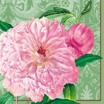 Farmer´s Rose green - Servietten 33x33 cm