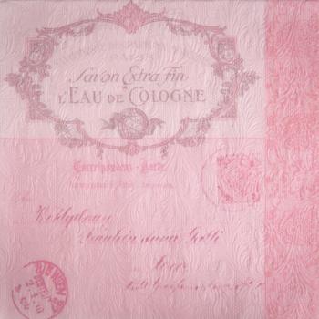 Fiorentina Lettre pink - Servietten 33x33 cm