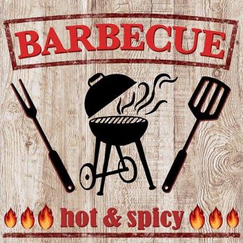 Hot Barbecue – Servietten 33x33 cm
