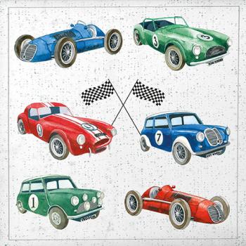 Classic Cars – Servietten 33x33 cm
