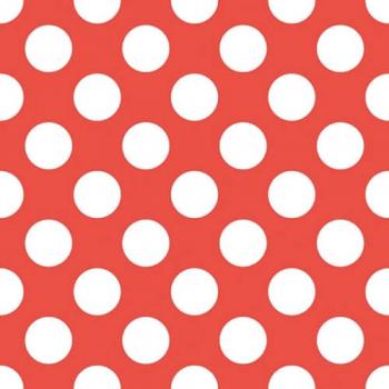 Big Dots red Punkte rot – Servietten 33x33 cm