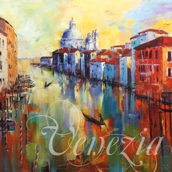Venezia Venedig – Italienservietten 33x33 cm