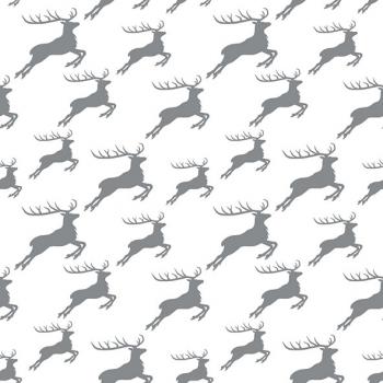 Jumping Deer grey - Servietten 33x33 cm