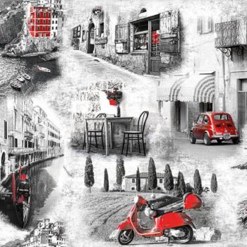 Italian Street | Italienische Straßen - Servietten 33x33 cm
