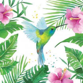 Tropical Hummingbird – Servietten 33x33 cm