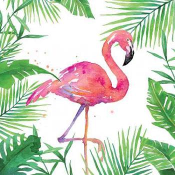 Tropical Flamingo – Servietten 33x33 cm
