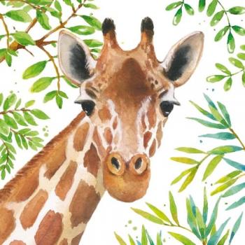 Tropical Giraffe – Servietten 33x33 cm