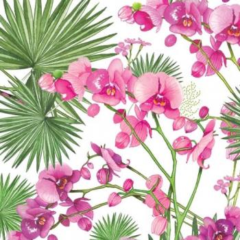 Orchids & Palms – Servietten 33x33 cm