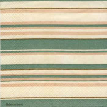 Stripes Almond, Servietten 33x33cm