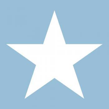 Star light blue - Servietten 33x33 cm