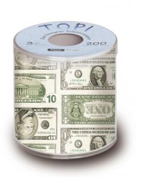 Dollar - Toilettenpapier