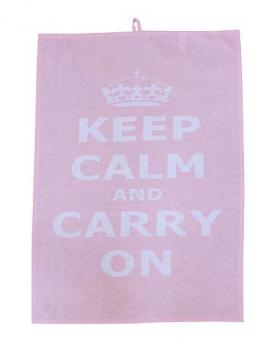 Küchentuch - Keep calm - Pink