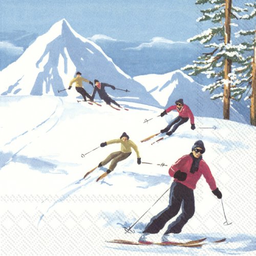 Apres Ski Winterservietten 33x33 cm