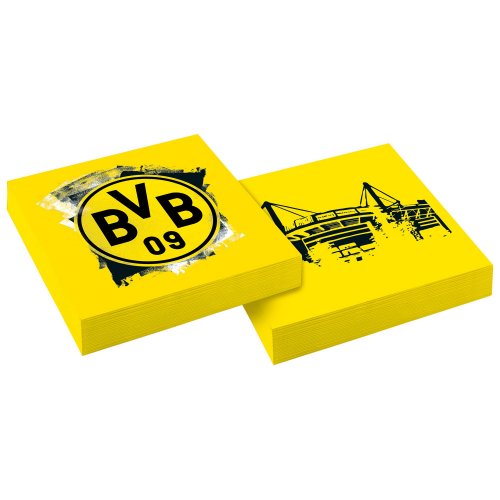 BVB Dortmund Servietten 33x33 cm