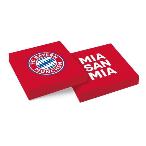 FC Bayern Servietten 33x33 cm