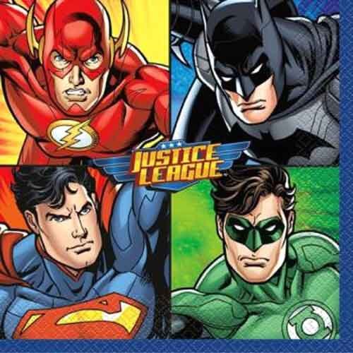 Justice League - Servietten 33x33 cm