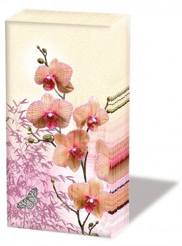 Orchideen Orient Taschentücher