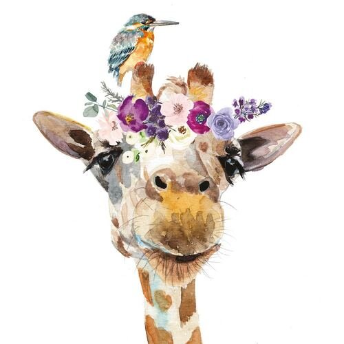 Pretty Giraffe Servietten 33x33 cm