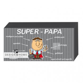 Super Papa Bistroservietten 8,25x16,5 cm