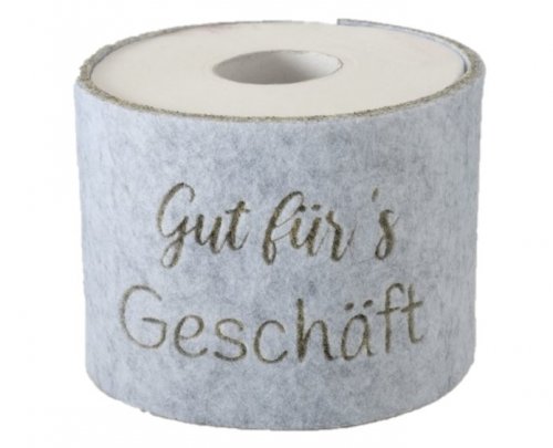 Toilettenpapier Banderole Gut fuers Geschaeft
