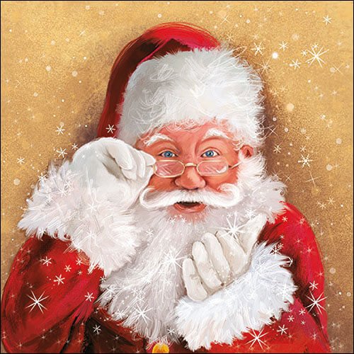 Watch this Weihnachtsmann Servietten 33x33 cm