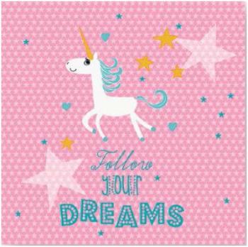 Follow your dreams - Servietten 25x25 cm