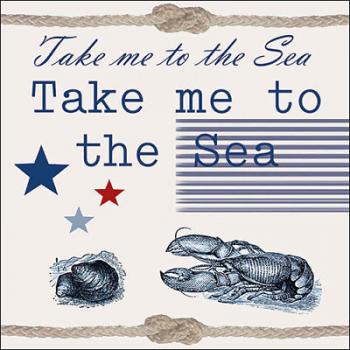 Take me to the sea - Servietten 33x33 cm