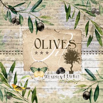 Olivenbaum – Servietten 33x33 cm
