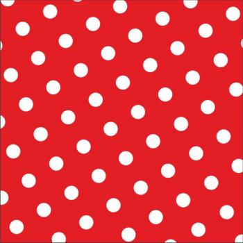 Dots red – Servietten 33x33 cm