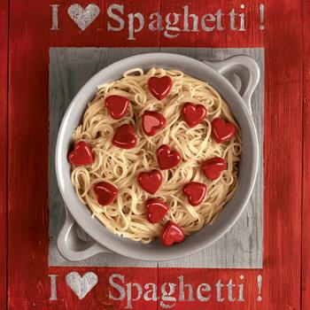 I love Spaghetti – Servietten 33x33 cm