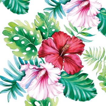Hibiscus – Servietten 25x25 cm