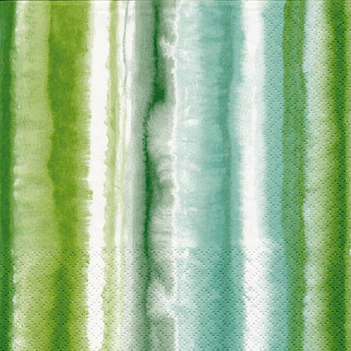 Batik grün - Servietten 33x33 cm