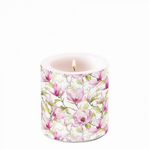 Blühende Magnolien - Kerze
