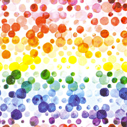 Colourful Dots   - Servietten 25x25cm