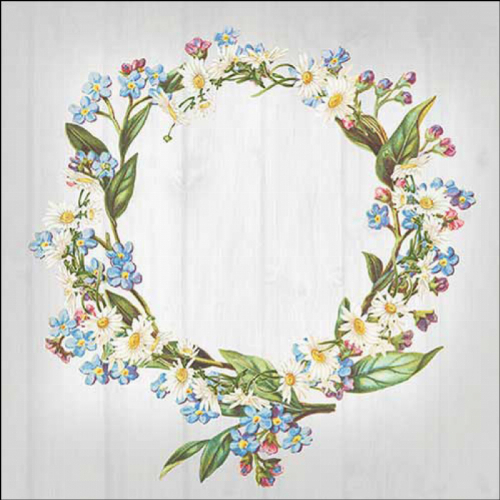 Blumenkranz Wildblumen - Servietten 33x33 cm