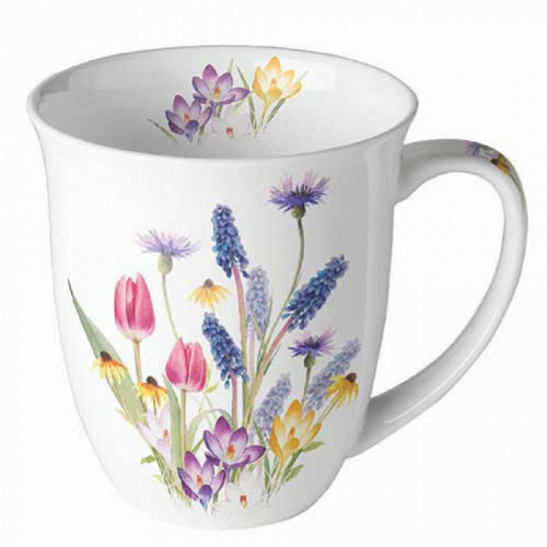 Frühlingsblumen - Teetasse