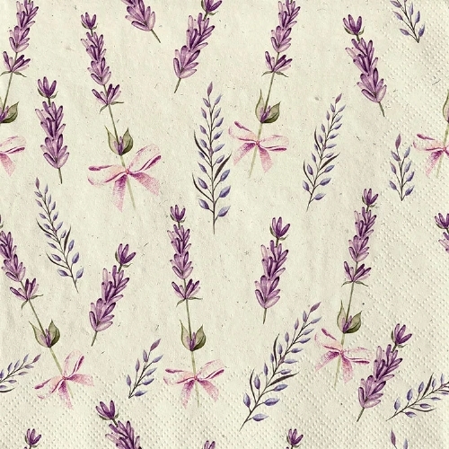 Lavendel  - Grasservietten 24x24 cm