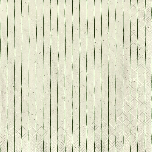 Streifen  - Grasservietten 33x33 cm