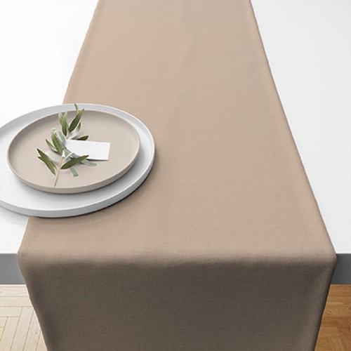 Tischläufer 40x150 cm Uni Gray