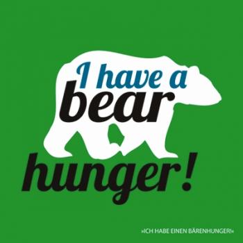 Bear hunger - Servietten 33x33 cm