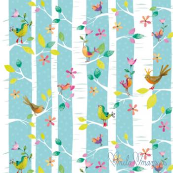 Birds Twitters - Servietten 33x33 cm