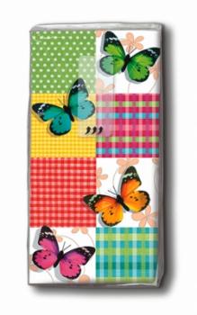 Butterflies & squares - Taschentücher