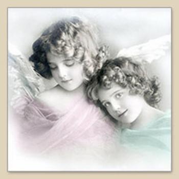 Colored angels - Servietten 33x33 cm