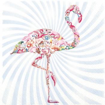 Flamingo - Servietten 33x33 cm