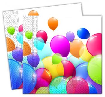 Flying Ballons - Servietten 33x33 cm