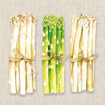 Fresh Asparagus - Servietten 33x33 cm