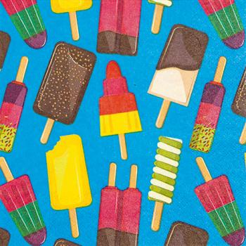 Popsicle Party - Servietten 33x33 cm
