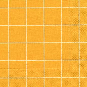 Home square yellow - Servietten 33x33 cm